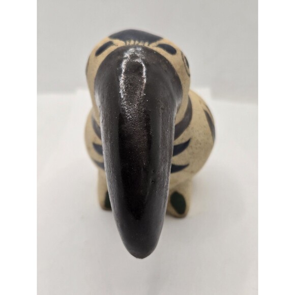 Vintage Tonala Mexican Folk Art Pottery Toucan Bird Hand Painted Figurine - Picture 6 of 13